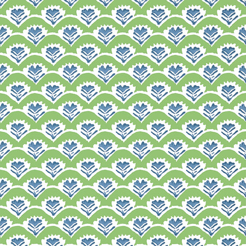T16251 Emily Green and Blue Wallpaper