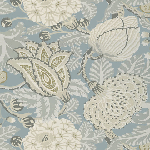 T2948 Mitford Aqua Wallpaper