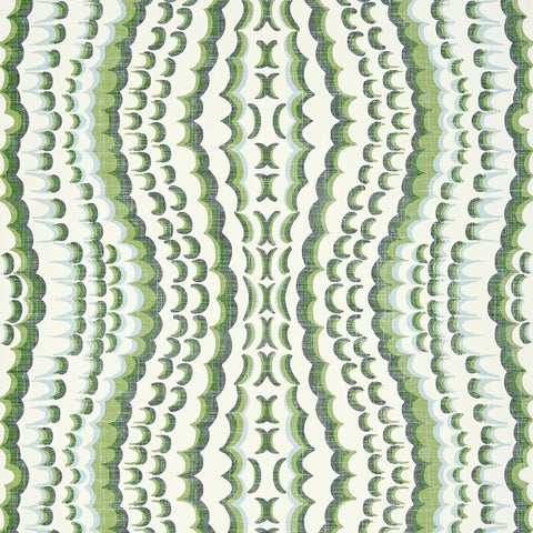 T2984 Ebru Green Wallpaper
