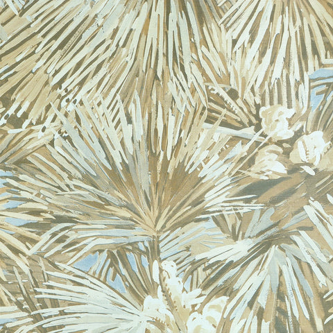 T34009 Palmier Palm Leaves Beige Wallpaper 