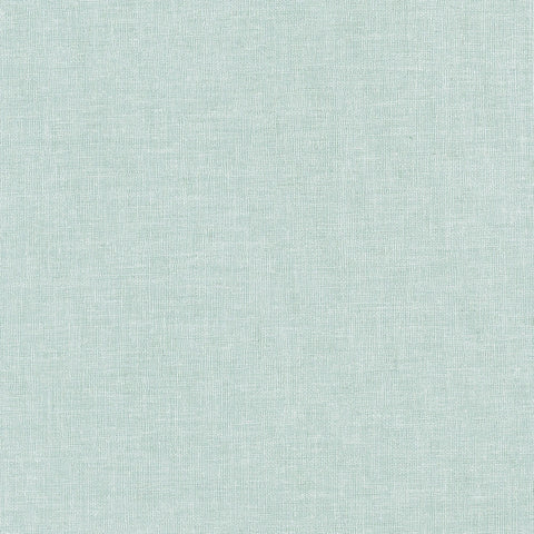 T34047 Linen Weave Robin's Egg Wallpaper