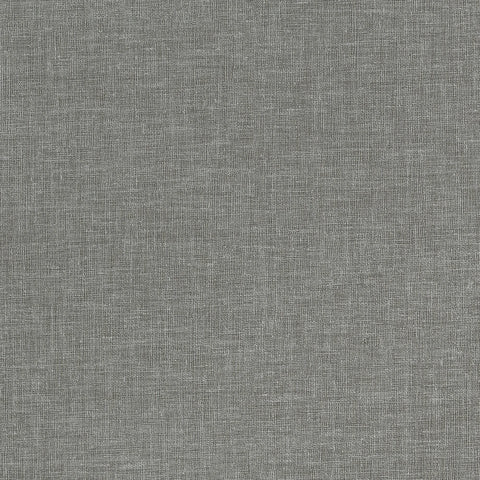 T34052 Linen Weave Dark Grey Wallpaper 