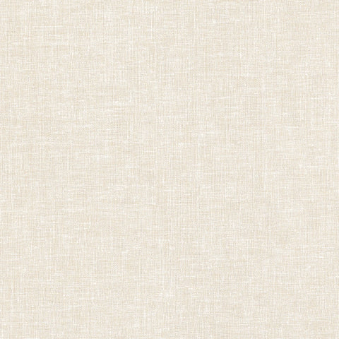 T34055 Linen Weave Off White Wallpaper