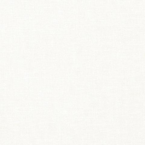 T34057 Linen Weave White Wallpaper