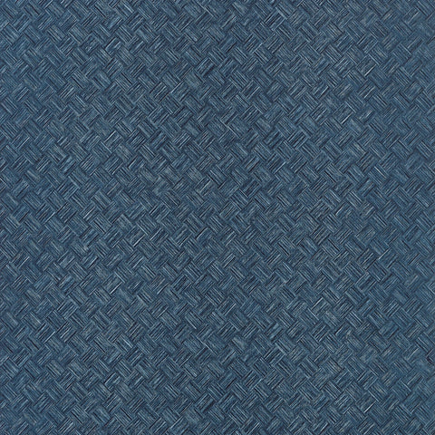 T34064 Saddle Weave Navy Wallpaper
