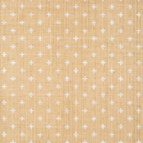 T36450 Bethany White on Natural Wallpaper