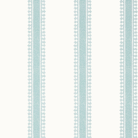 T36465 Cambridge Stripe Seaglass Wallpaper