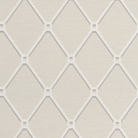 T4054 Easom Trellis Grey Wallpaper