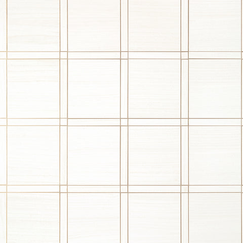 T41000 Wood Panel White on Metallic Pewter Wallpaper