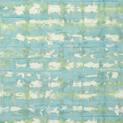 T41040 Illusion Teal and Green Wallpaper