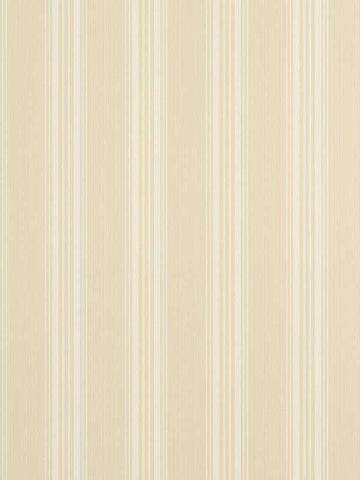 T44014 Scarlet Stripe Buttercream Wallpaper