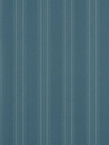 T44018 Scarlet Stripe Peacock Blue Wallpaper