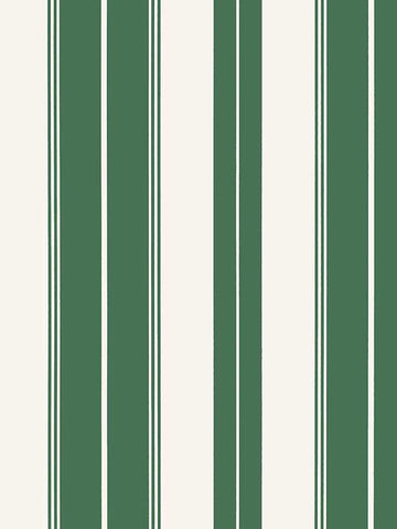 T44048 Norfolk Stripe Green Wallpaper