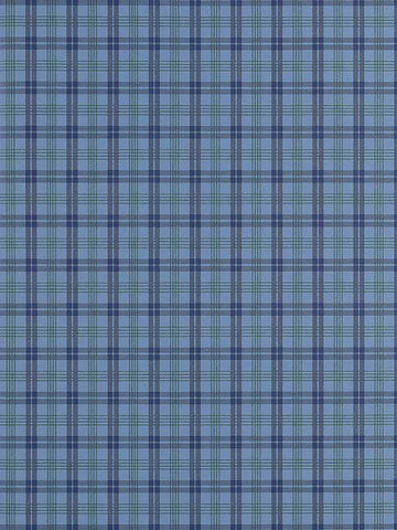 T44051 Huntley Plaid Navy Wallpaper