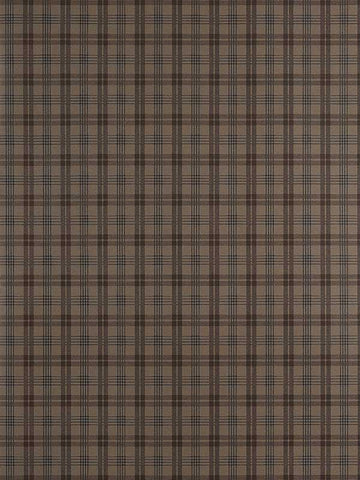 T44053 Huntley Plaid Brown Wallpaper