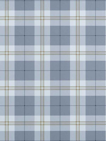 T44069 Douglas Plaid Slate Wallpaper