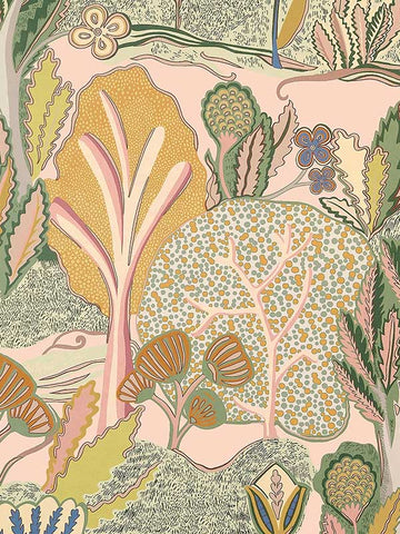 T45010 Albero Apricot and Ginger Wallpaper