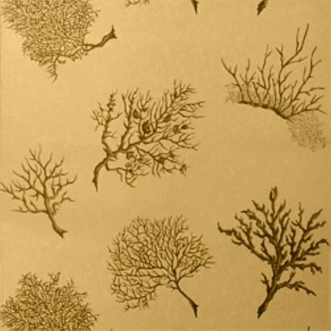 T6854 Coral Gables Metallic Gold Wallpaper