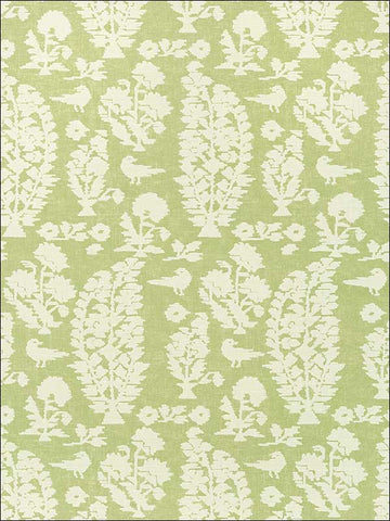 T72597 Allaire Spring Green Wallpaper