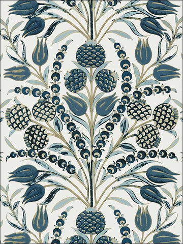 T72602 Corneila Aqua Wallpaper