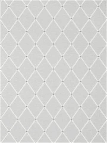 T72635 Pompton Trellis Grey Wallpaper