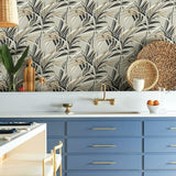 TC2604 Tropical Paradise Neutrals Taupe Wallpaper 