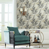 TC2604 Tropical Paradise Neutrals Taupe Wallpaper 