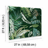 TC2621 Tropical Toss Wallpaper