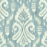 TC2644 Hawthorne Ikat Blue Wallpaper