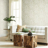 TC2647 Hawthorne Ikat Beige Wallpaper