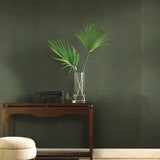 TC2693 Palm Chevron Green Gold Wallpaper