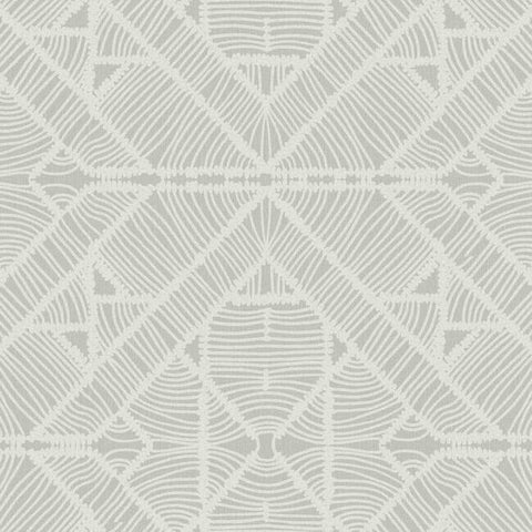 TC2701 Diamond Macrame Gray Wallpaper