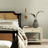 TC2703 Diamond Macrame Taupe Wallpaper 