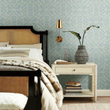 TC2704 Diamond Macrame Blue Wallpaper