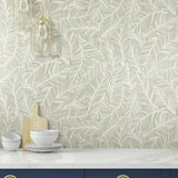 TC2711 Rainforest Canopy Glint Wallpaper