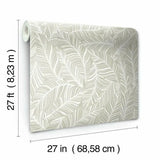 TC2711 Rainforest Canopy Glint Wallpaper