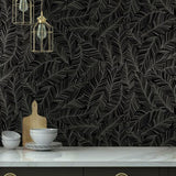 TC2712 Rainforest Canopy Glint Wallpaper