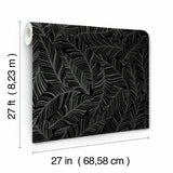 TC2712 Rainforest Canopy Glint Wallpaper