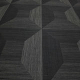 TC70600 Heavy vinyl Gray black square geometric 3-D illusion geo wallpaper rolls