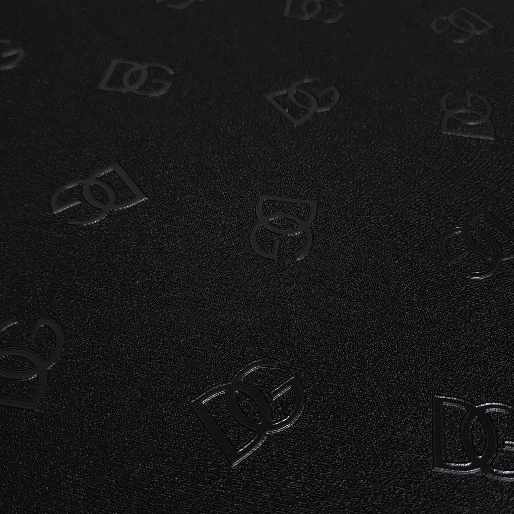 TCW007TCAHOU0072 Dolce \u0026 Gabbana Casa black D\u0026G logo print wallpaper  textured roll, image size:2048x2048