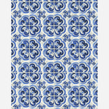 TCW007TCAI9UB001 Dolce & Gabbana mediterraneo white blue tile wallpaper textured roll