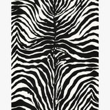 TCW007TCAI9UZ003 Dolce & Gabbana charcoal black white zebra print wallpaper textured roll