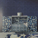 TCW007TCAIBU0018 Dolce & Gabbana mediterraneo blue damask wallpaper textured roll