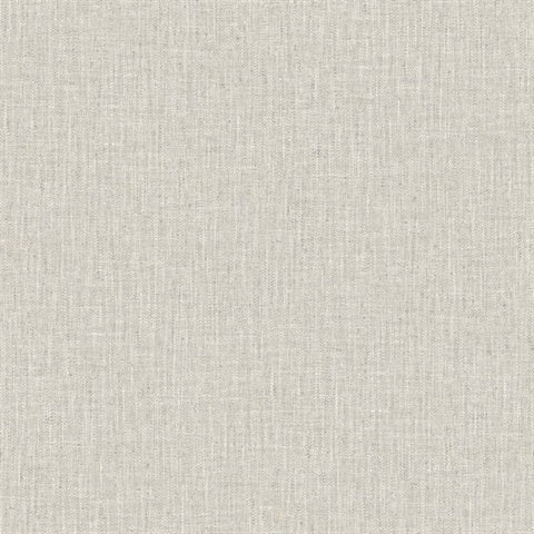 TG60026 Light Grey Tweed Woven Linen Wallpaper