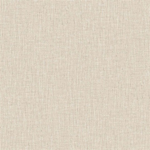 TG60034 Light Taupe Tweed Woven Linen Wallpaper