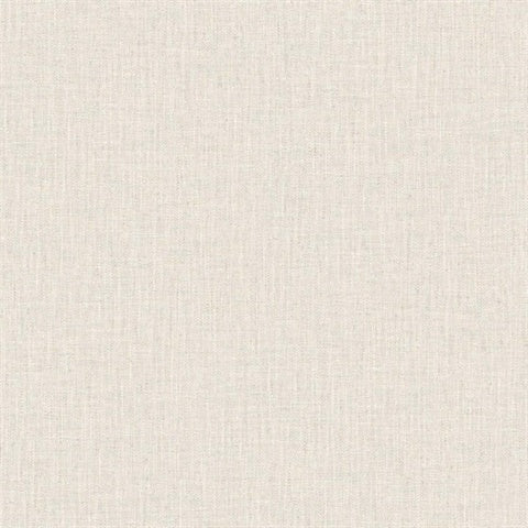 TG60041 Off White Tweed Woven Linen Wallpaper