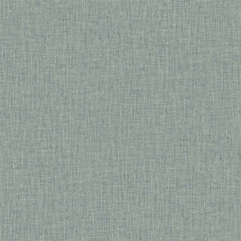 TG60043 Light Teal Tweed Woven Linen Wallpaper