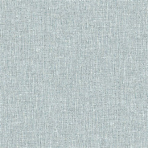 TG60046 Sky Blue Tweed Woven Linen Wallpaper