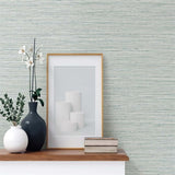 TG60308 Light Teal Edmond Faux Sisal Wallpaper