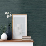 TG60341 Aquamarine Edmond Faux Sisal Wallpaper